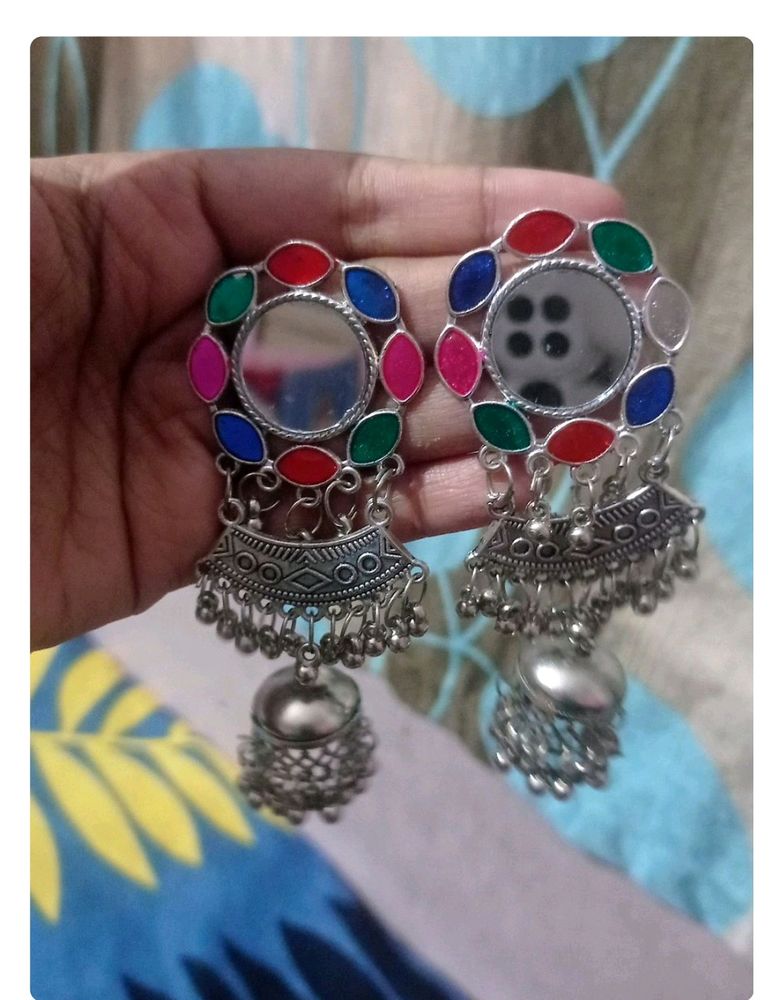 Multicolour Jhumka