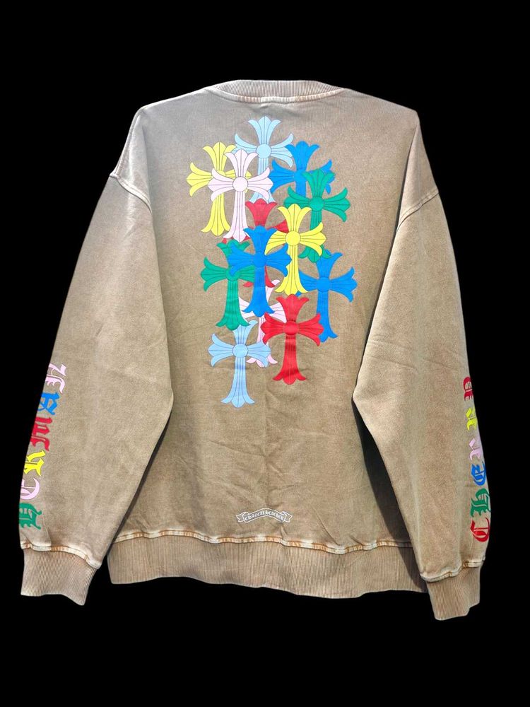 Chrome hearts multicolor cross Sweatshirt Size XL