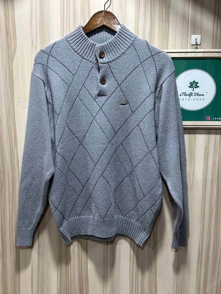 Crocodile High Neck Sweater