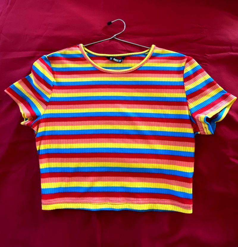 Multicolour Crop Top