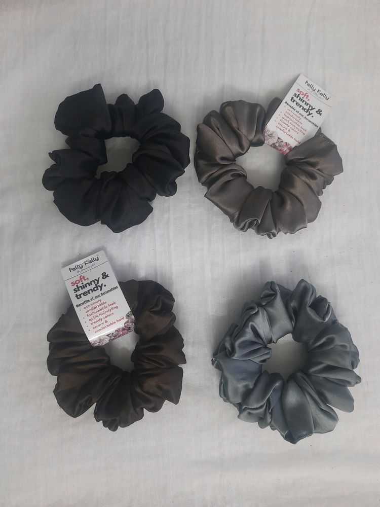 LARGE 4 SCRUNCHIES