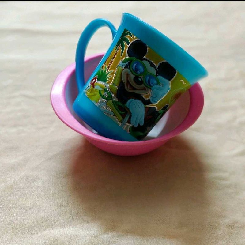 Disney Bowl With Mug