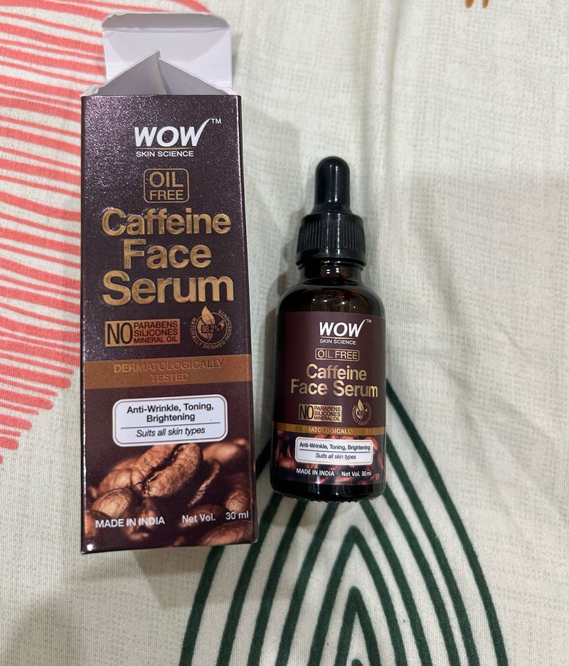 Wow Caffeine Face Serum