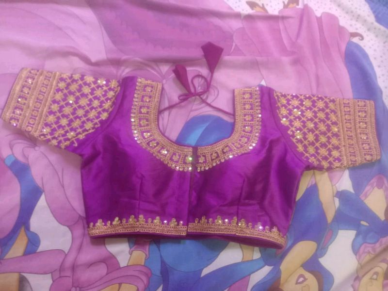 Chanderi Cotton Blouse