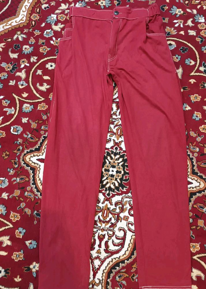 Maroon Pant