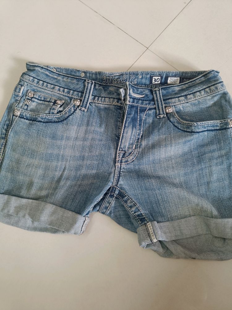 Denim Shorts Size 30 .