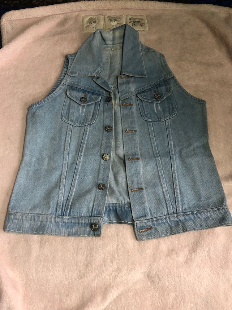 Denim Half Jacket