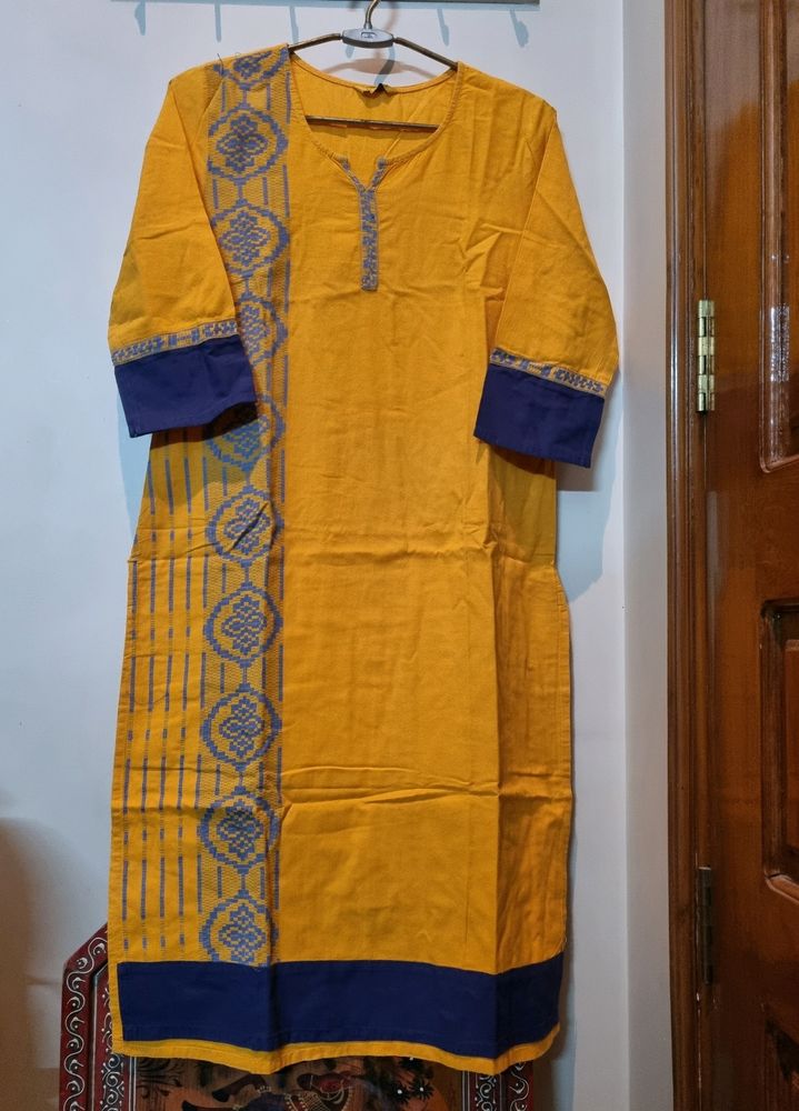 Aurelia Mustard Kurti