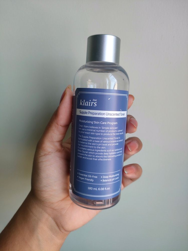 Klairs Supple Prep Unscented Toner