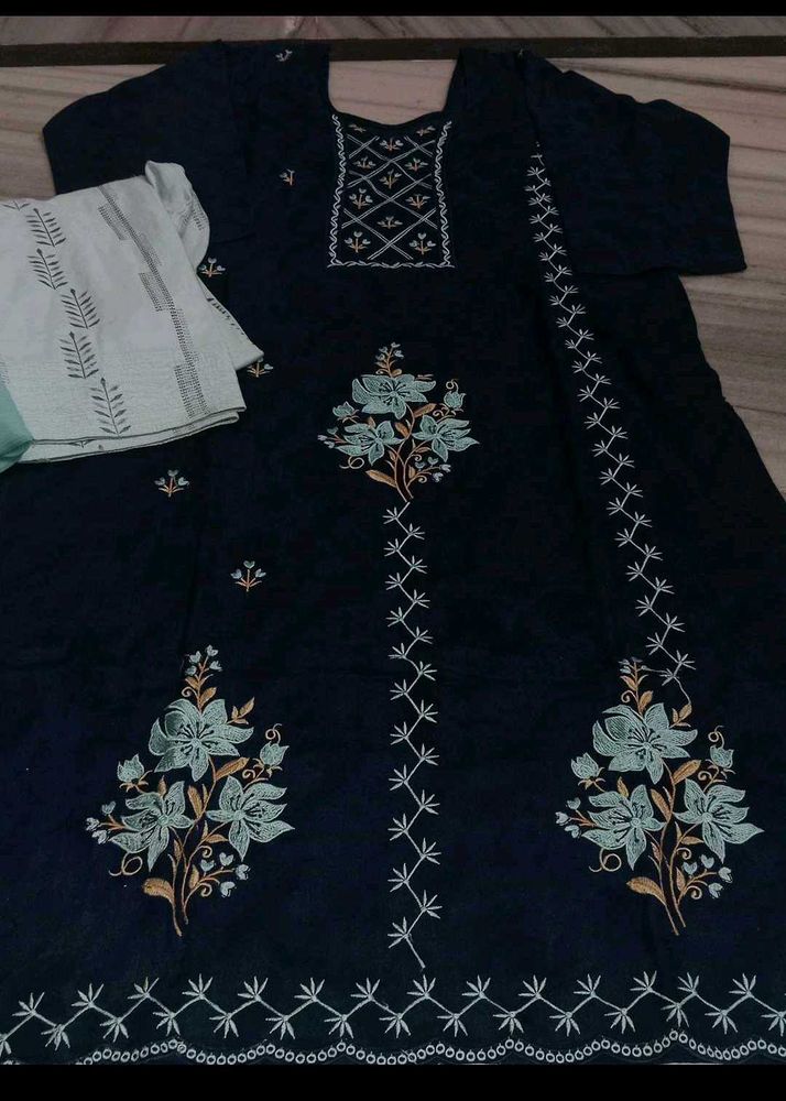 42 Size Salwar Kurti Duptta Set