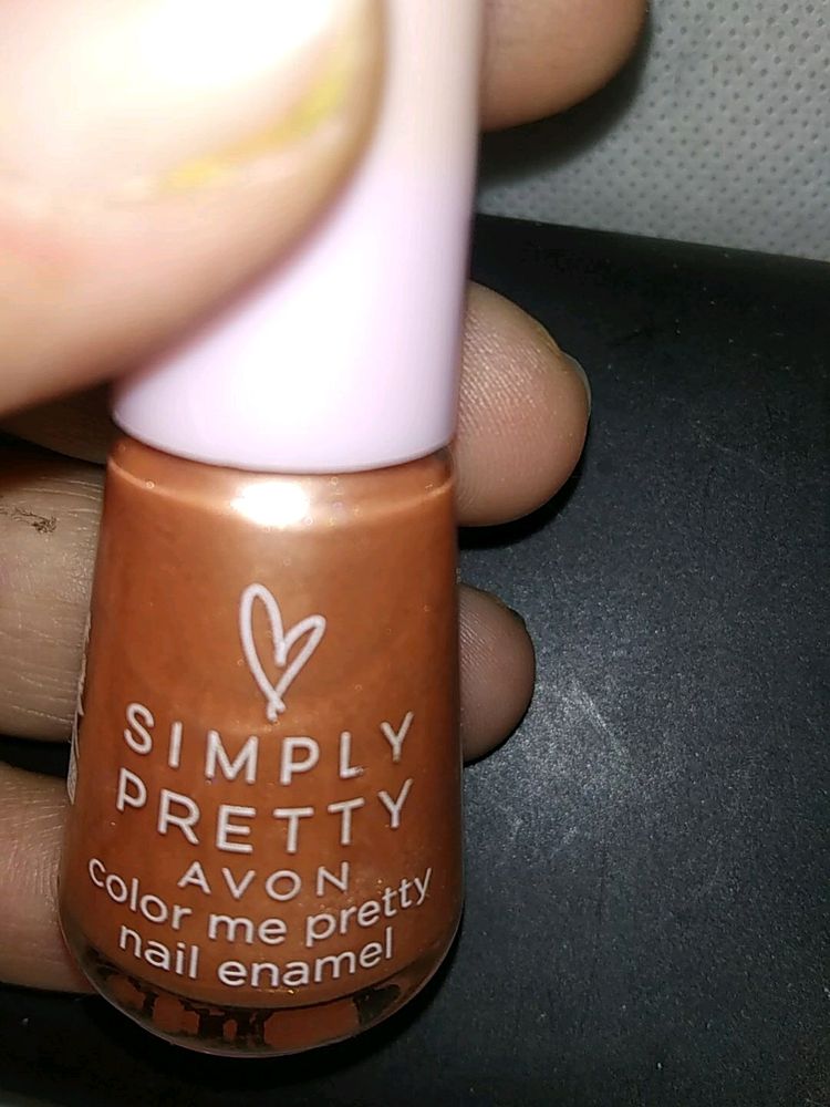 Avon Simply Pretty Color Me Pretty Nail Enamel - Code Cool Coral - NE06