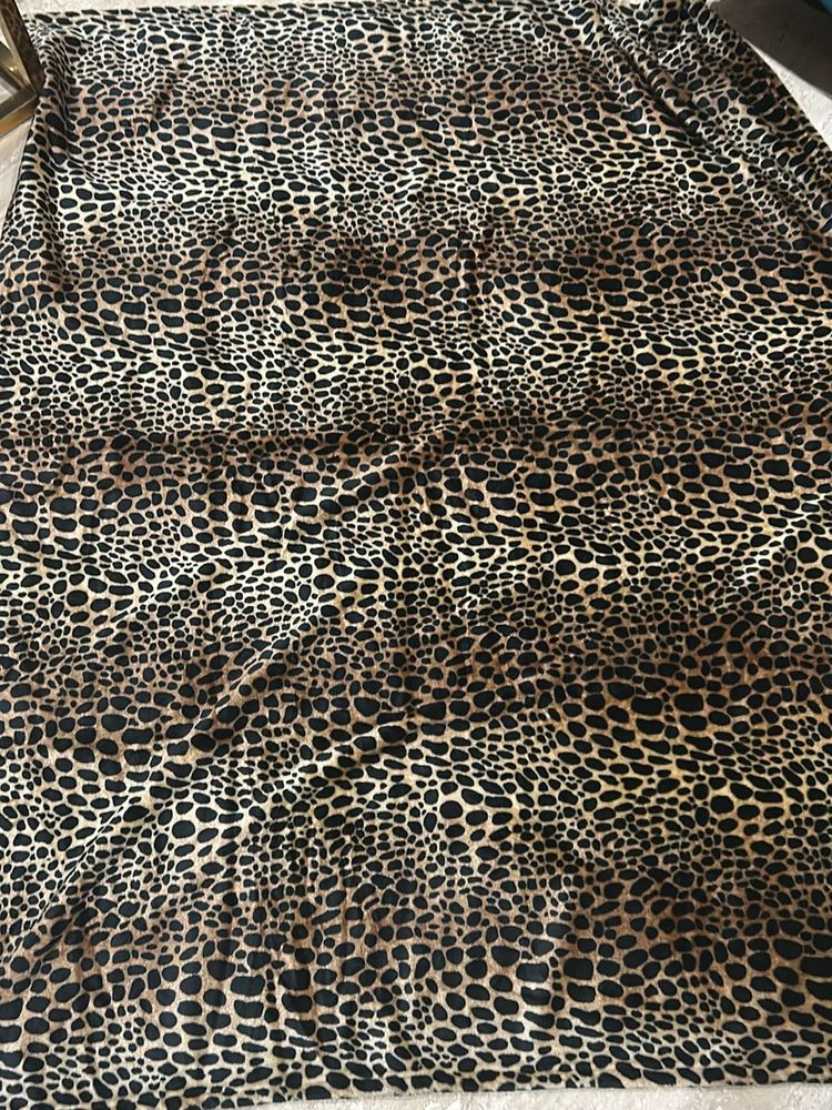 Leopard Print Blanket Wool Soft Perfect For Kids