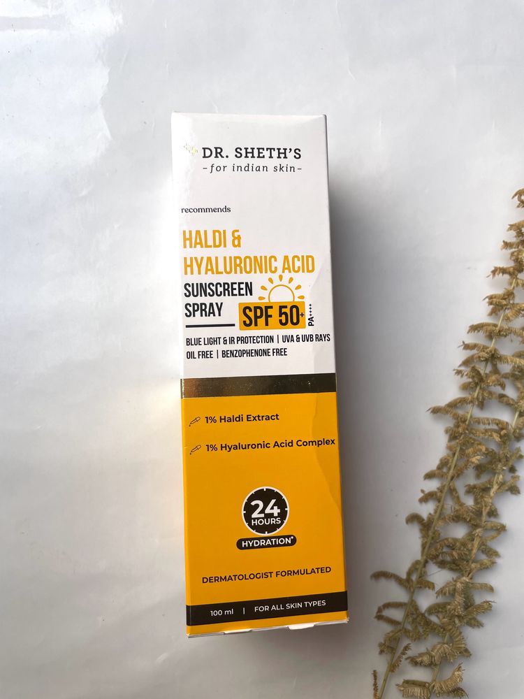 DR.sheth’s Haldi And Hyaluronic Acid Sunscreen