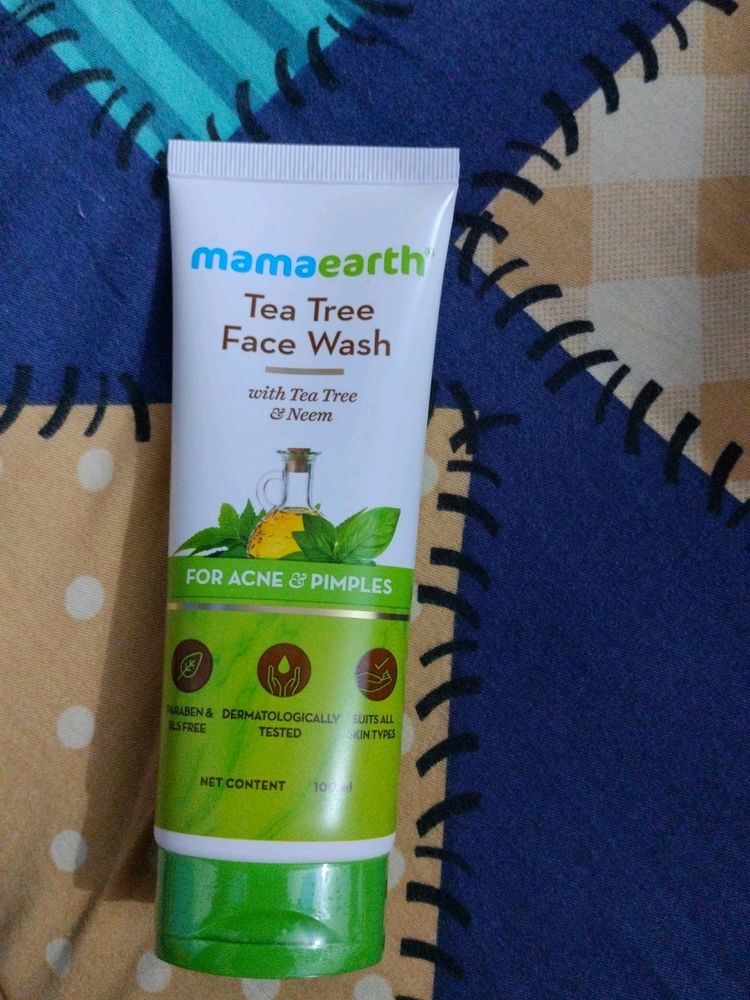 Mama earth tea tree face wash