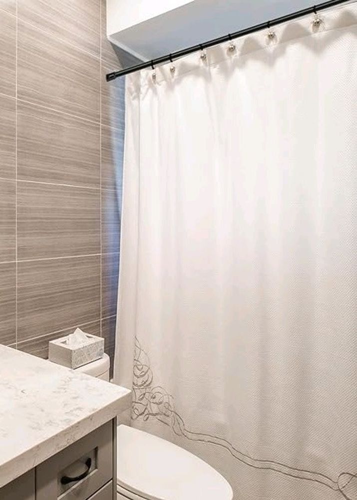 Shower Curtain Rod without Drilling