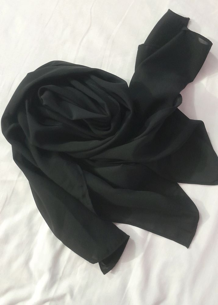 A Black Hijab/dupatta