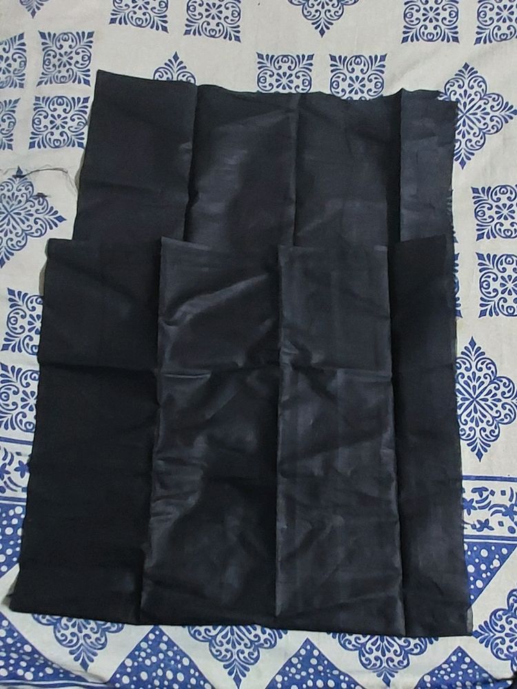 Pure Cotton Black Blouse Piece