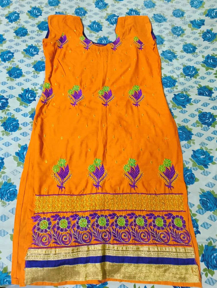 Orange Kurta