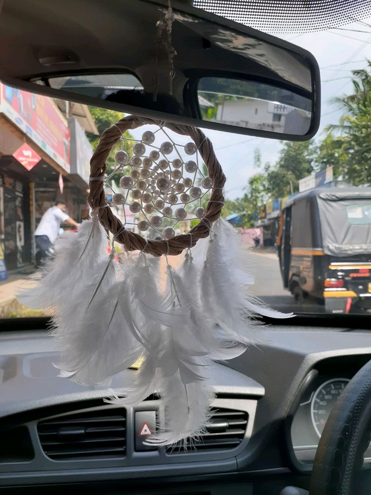 Pearl Car Hanging Dreamcatcher