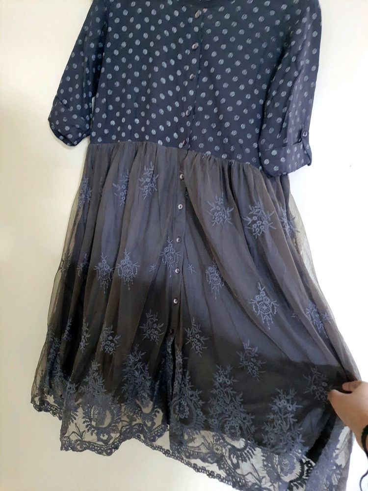 Women Button Dress