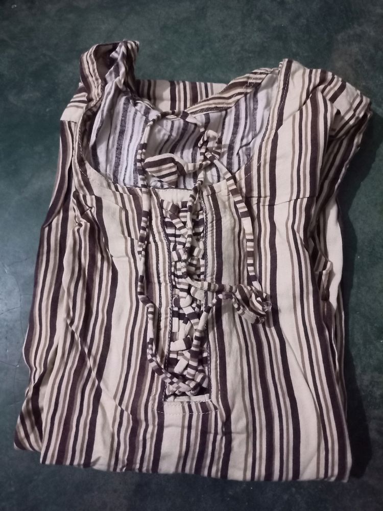 Strait  Cotton Kurti