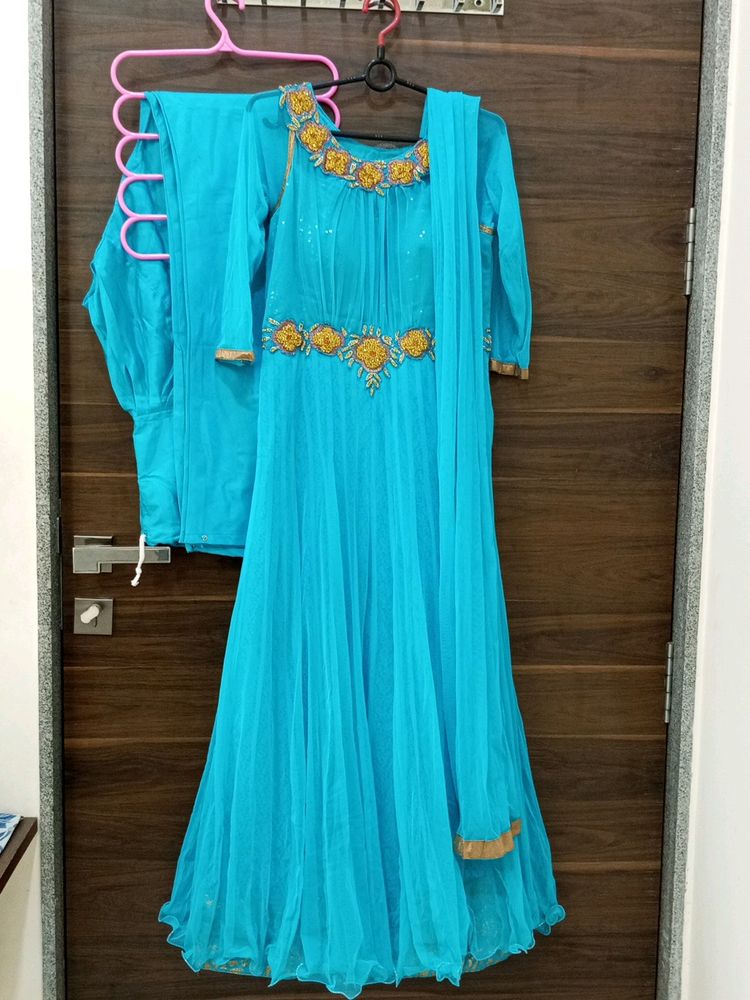 Ethnic 3 Piece Gown