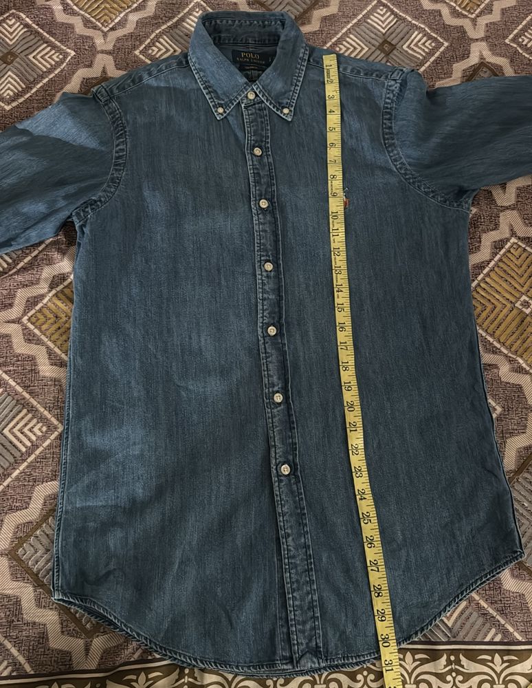 Polo ralph lauren denim shirt small size