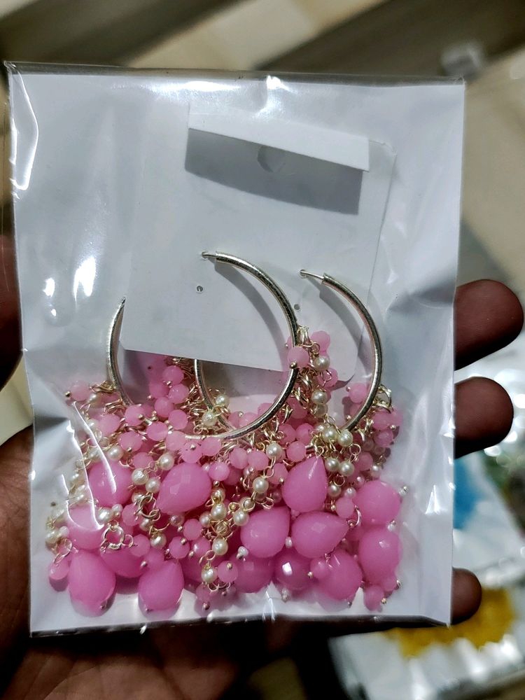 Beautiful Hoop Earrings & Ring Jhumka Collection