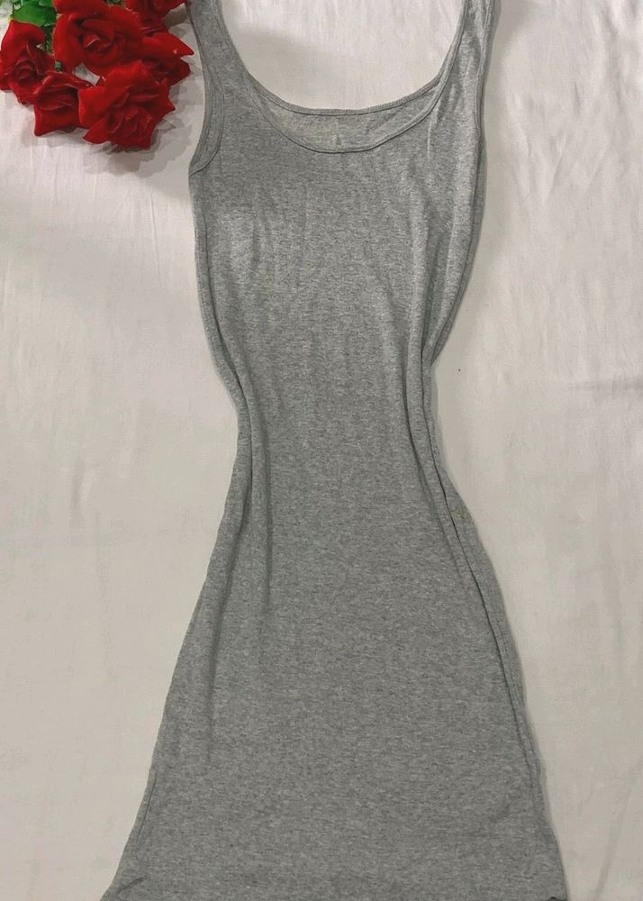 Grey Bodycon Dress