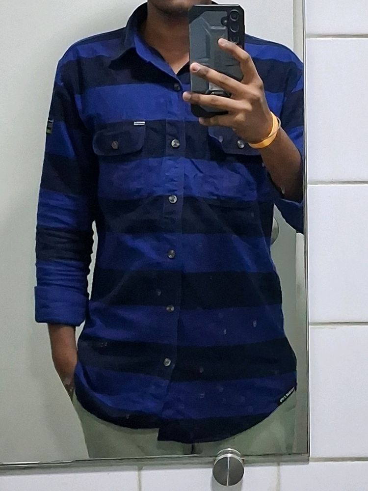 Dark Blue Shirt