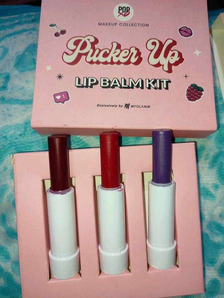 Myglamm Pop Xo Pucker Up Lip Balm Kit