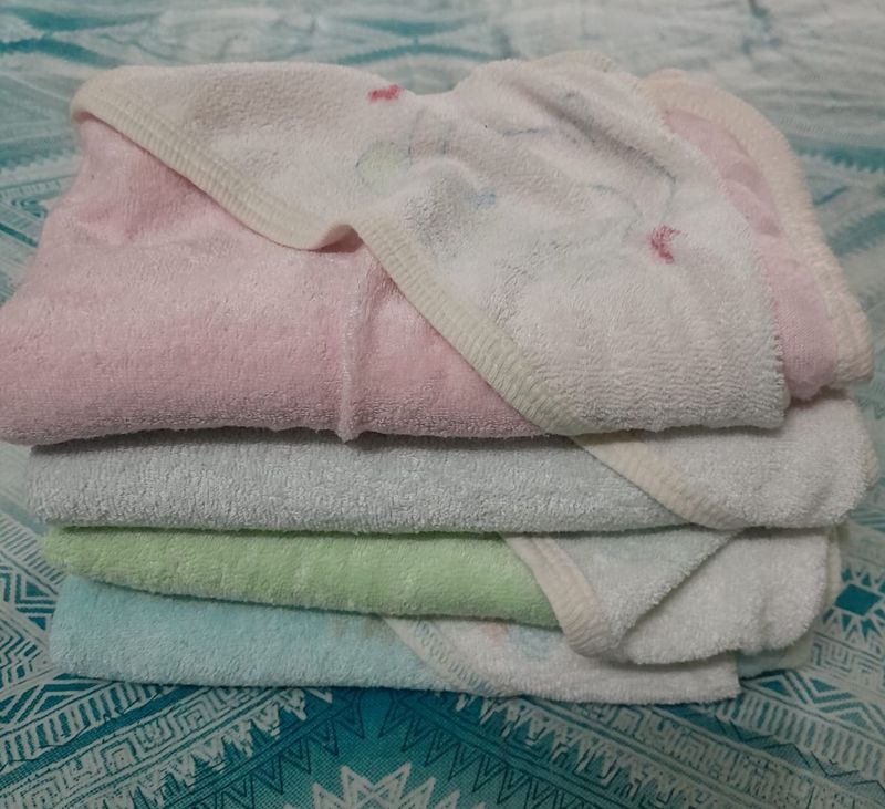 Pack Of 4 Infant Towel