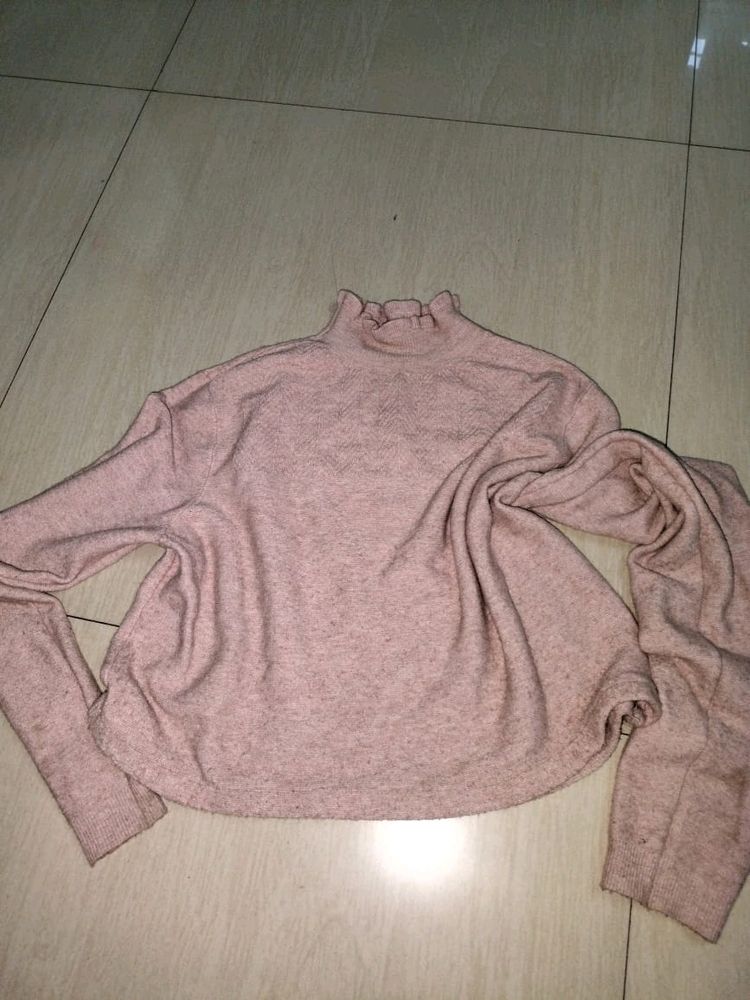 Baby Pink Colour Sweater 💓