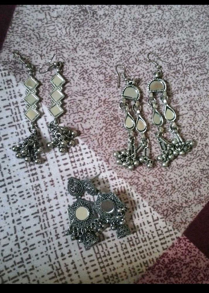 Mirror Ear Rings