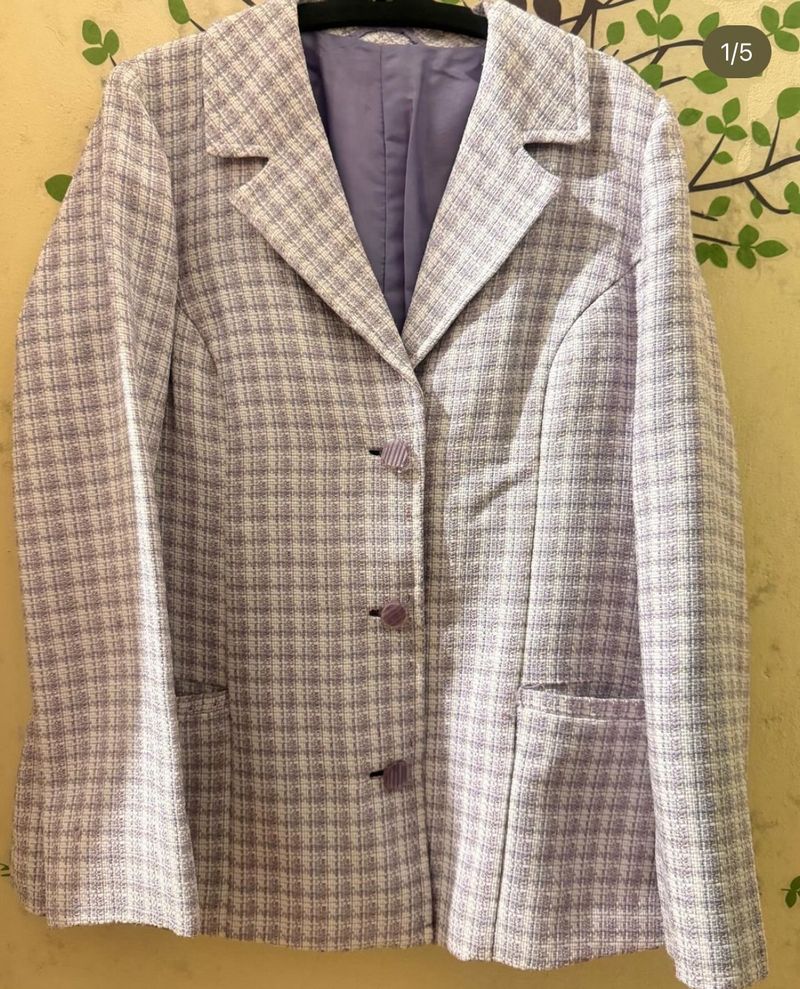 Lavender Tweed blazer