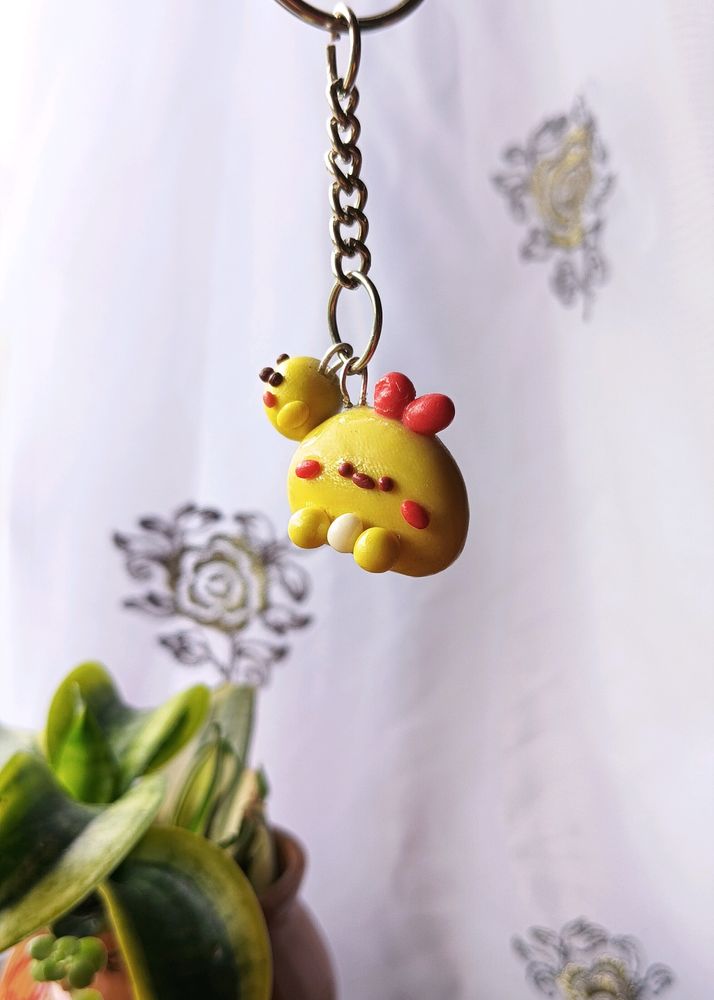 Chicken And Baby Keychain