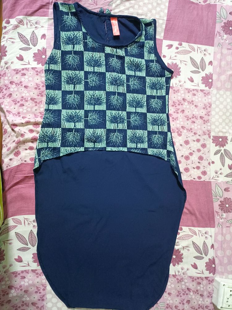 Indowestern Kurti With Long Back Design