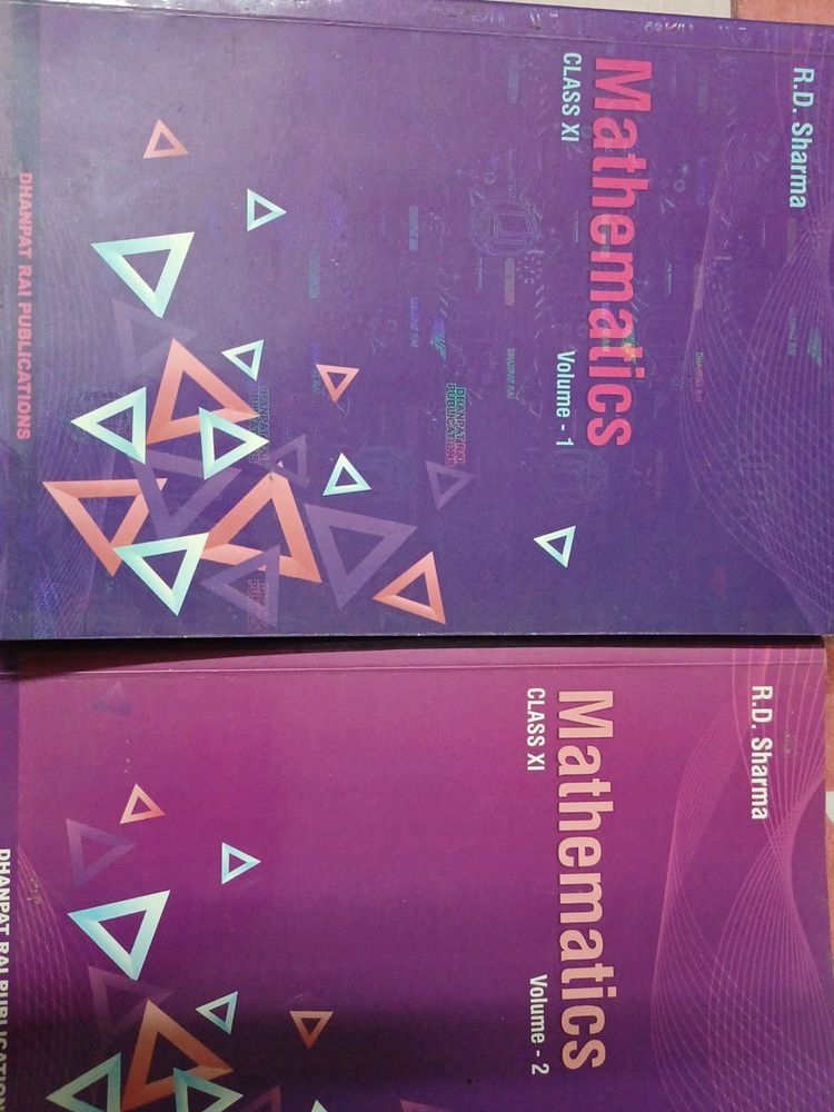 RD SHARMA MATHEMATICA VOLUME 1&2