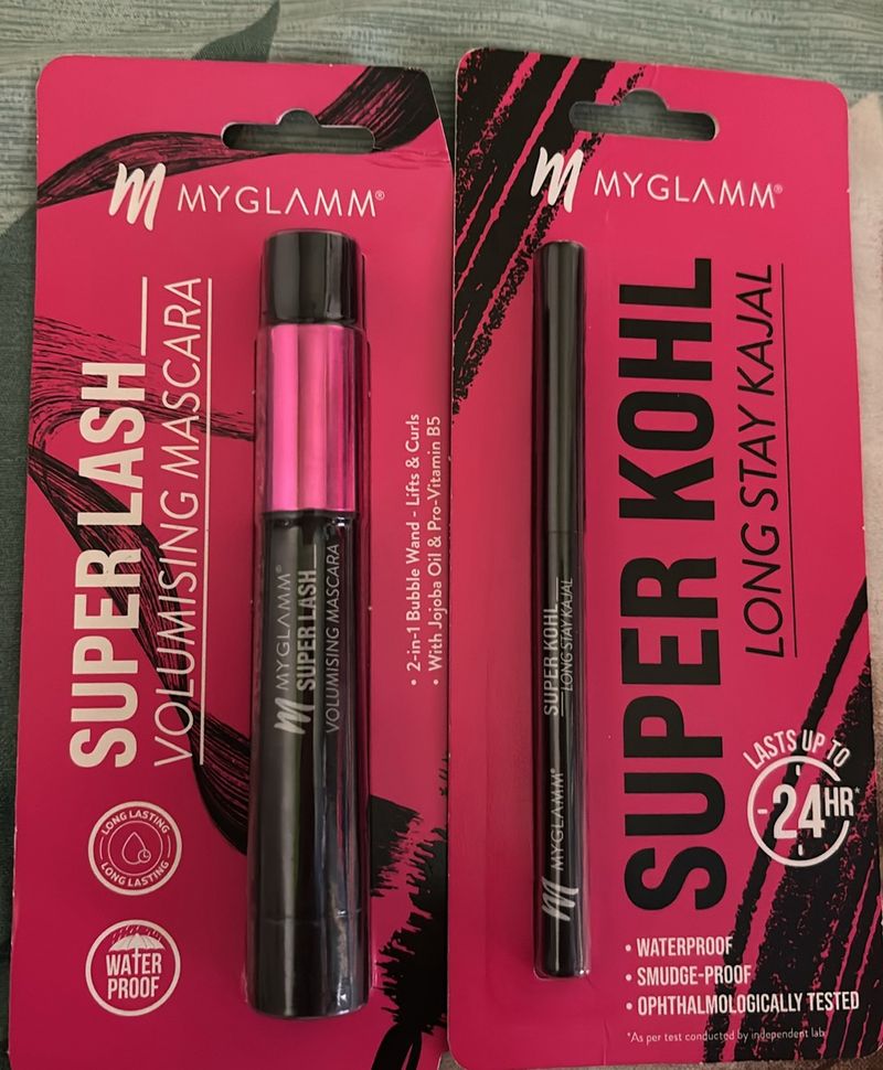 MYGLAMM MASCARA AND KAJAL COMBO