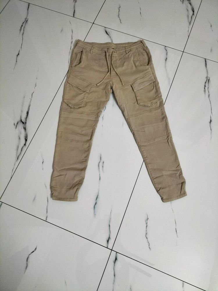 brown/khaki regular cargo pant