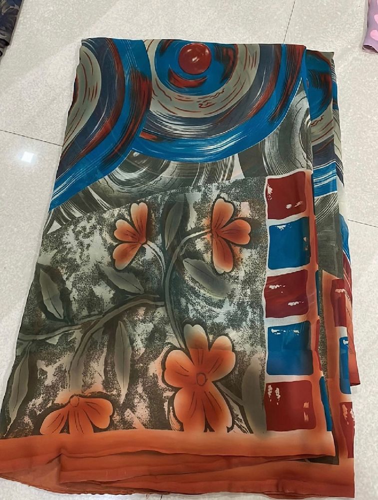 Printed Saree