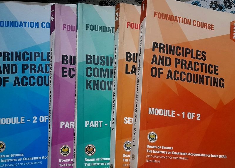 CA FOUNDATION Books By Icai