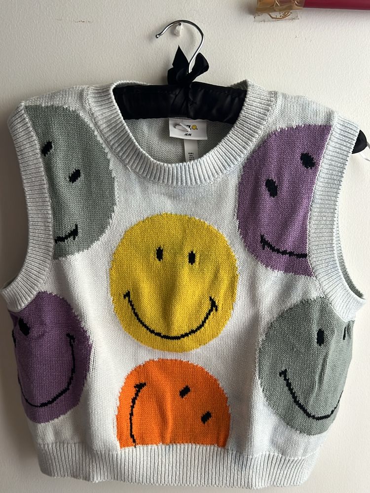 Smiley Sweater Vest