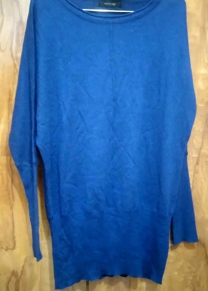 Royal Blue Woolen Sweater