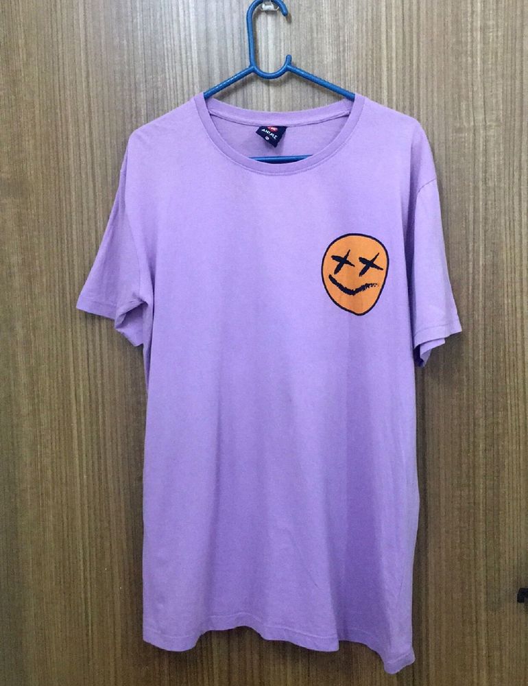 SMILE Lavender Purple T-shirt