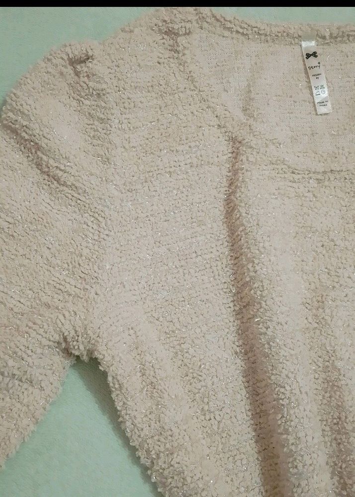 Warm Textured Sweater Top