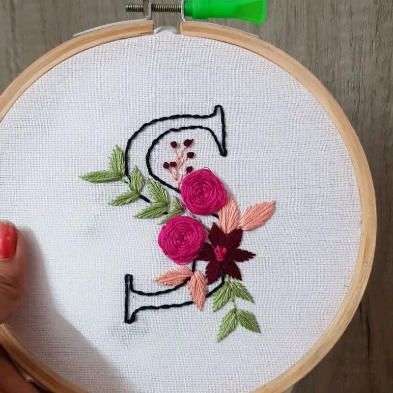 Hand Made Hoop Embroidery