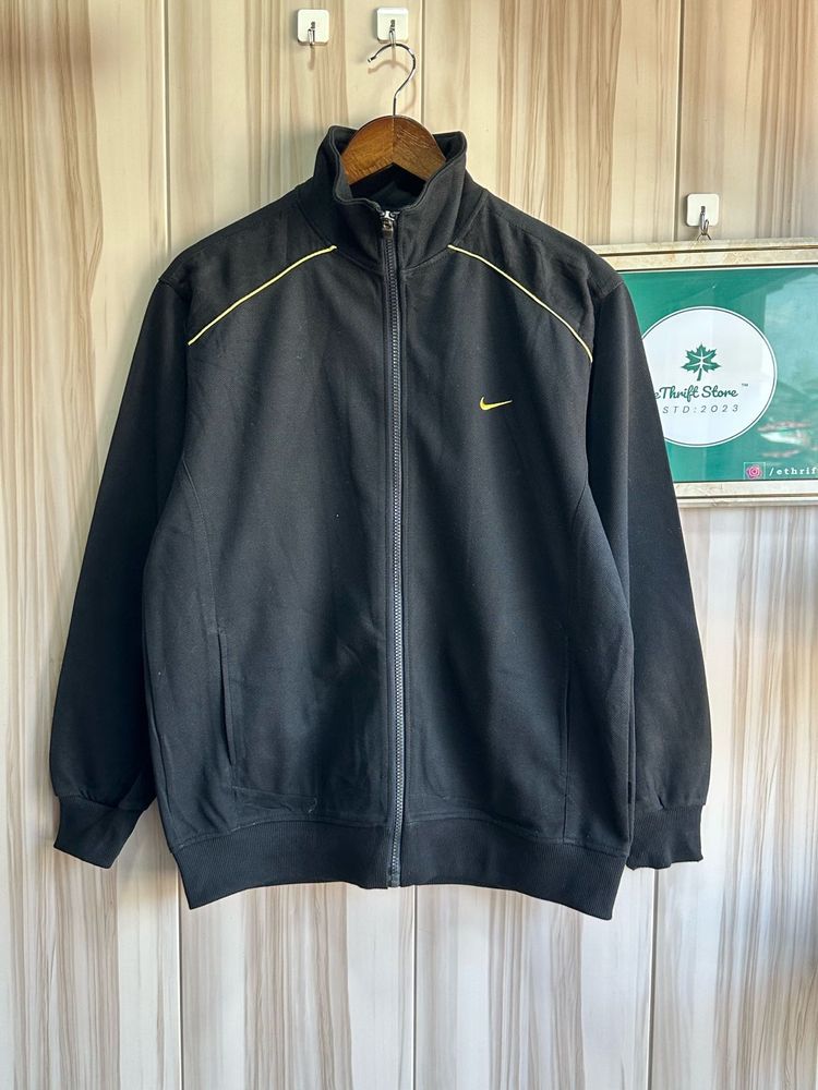 Nike Black Cotton Zipper