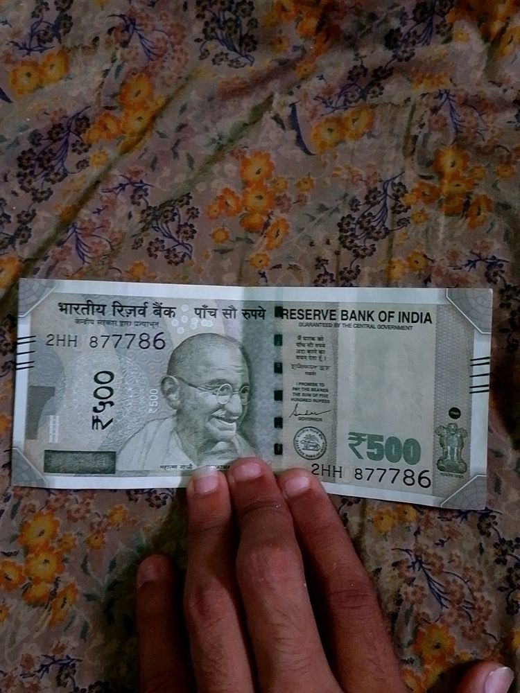 500 Note Of 786