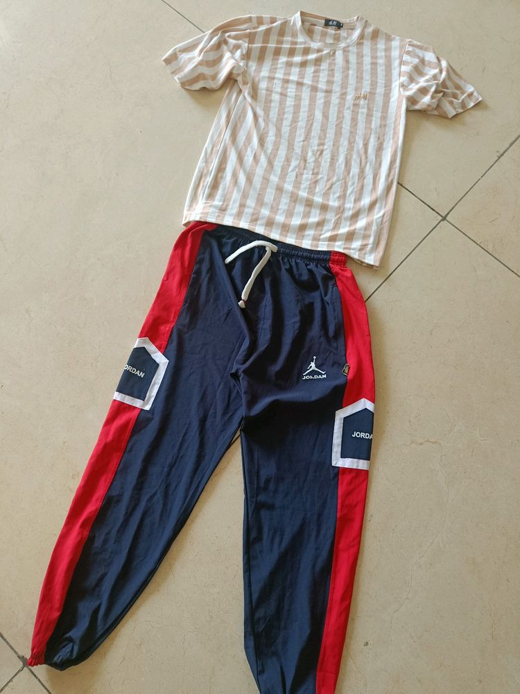 Combo jogger with tshirt